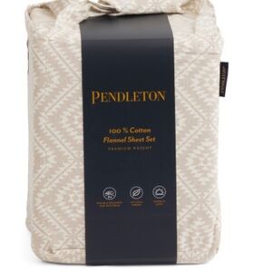 PENDLETON Cotton Plaid Flannel Sheet Set